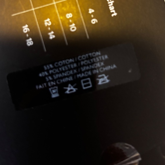 Light blue denim high waist capri leggings jeggings NWT - Picture 7 of 7